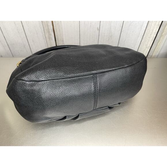 Marc By Marc Jacobs Vintage Ukita Black Soft Leather Classic Top Handle Bag Y2K - Picture 4 of 10